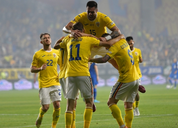 Naționala României în meciul cu Finlanda din Liga Națiunilor