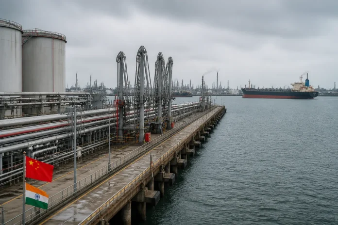 China și India opresc importurile de petrol rusesc după sancțiunile SUA